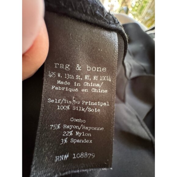 Rag & Bone Womens Sheer Navy Tank Top Nautical Size S Career Capsule Sailor Chic - Picture 13 of 16